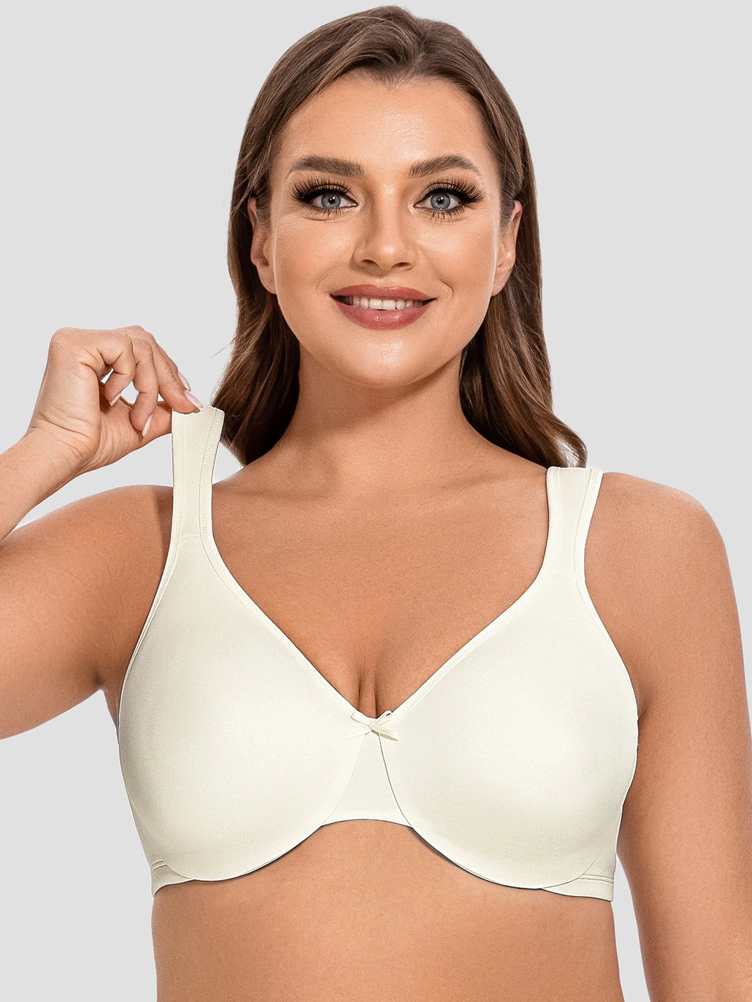 Quinn Seamless Unlined Minimizer - White/Beige