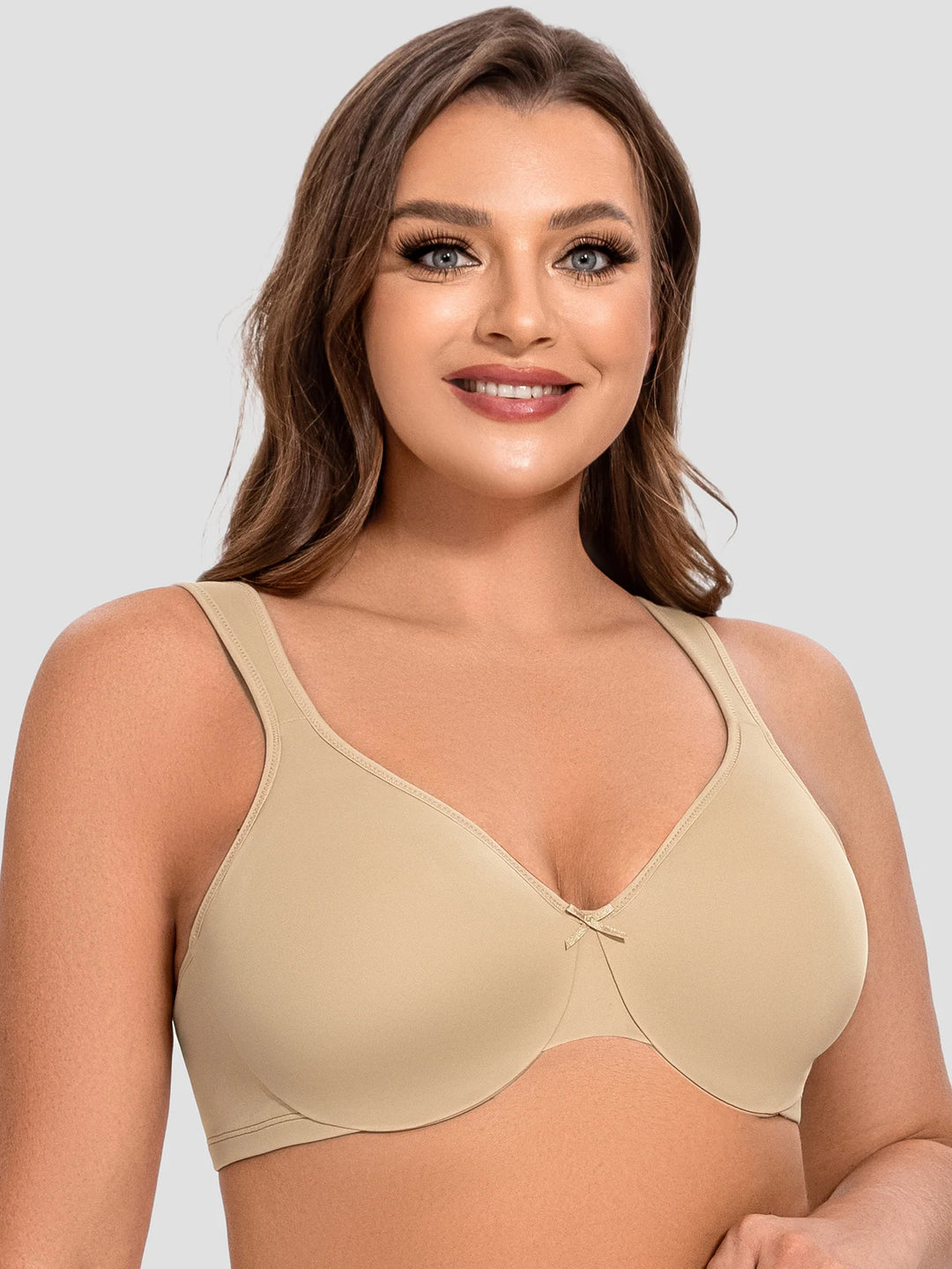 Quinn Seamless Unlined Minimizer - White/Beige