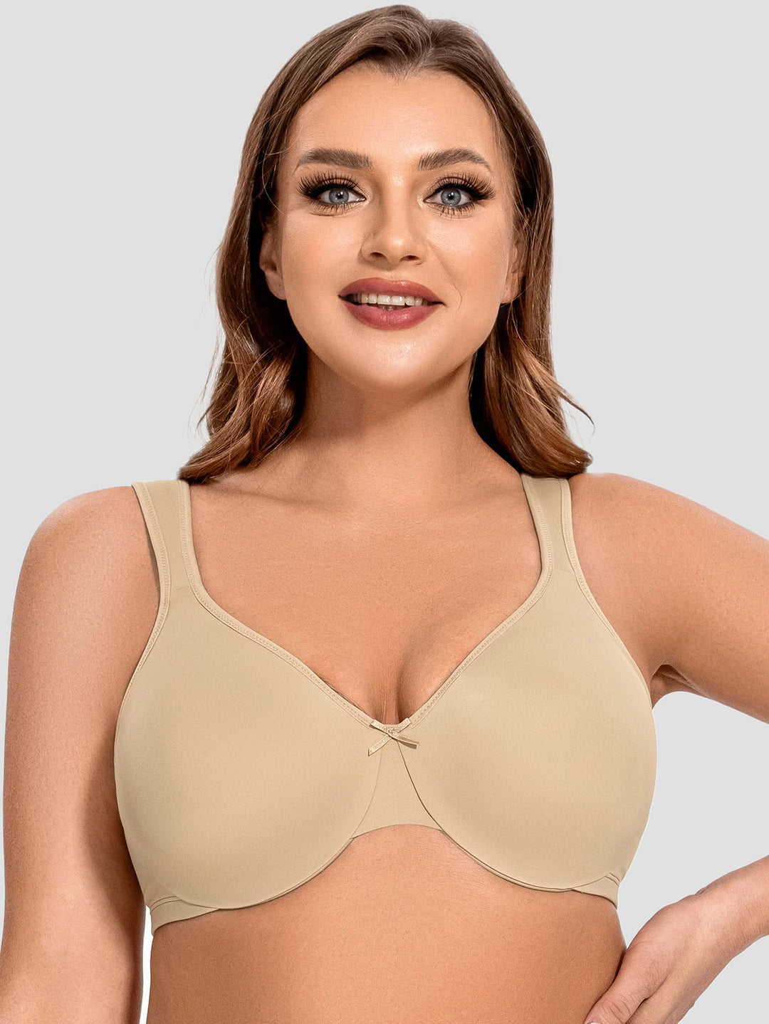 Quinn Seamless Unlined Minimizer - White/Beige