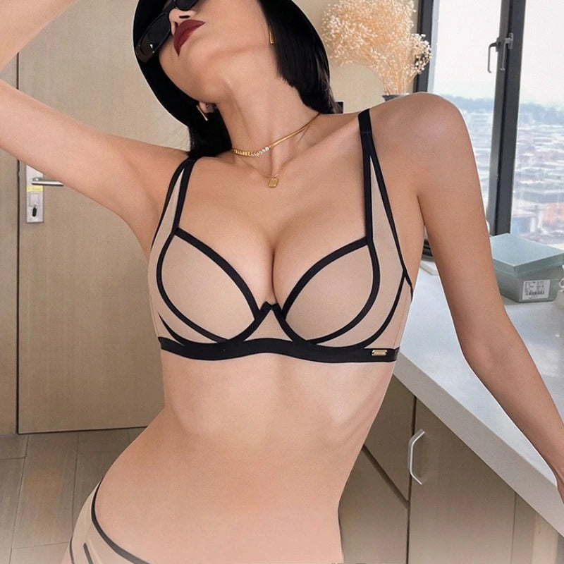 Jasmine Mesh Full Cup Push-Up Bra