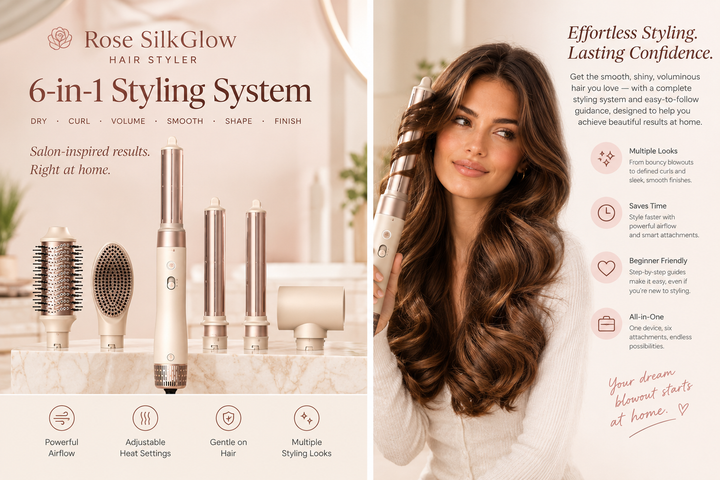 Rose SilkGlow Hair Styler