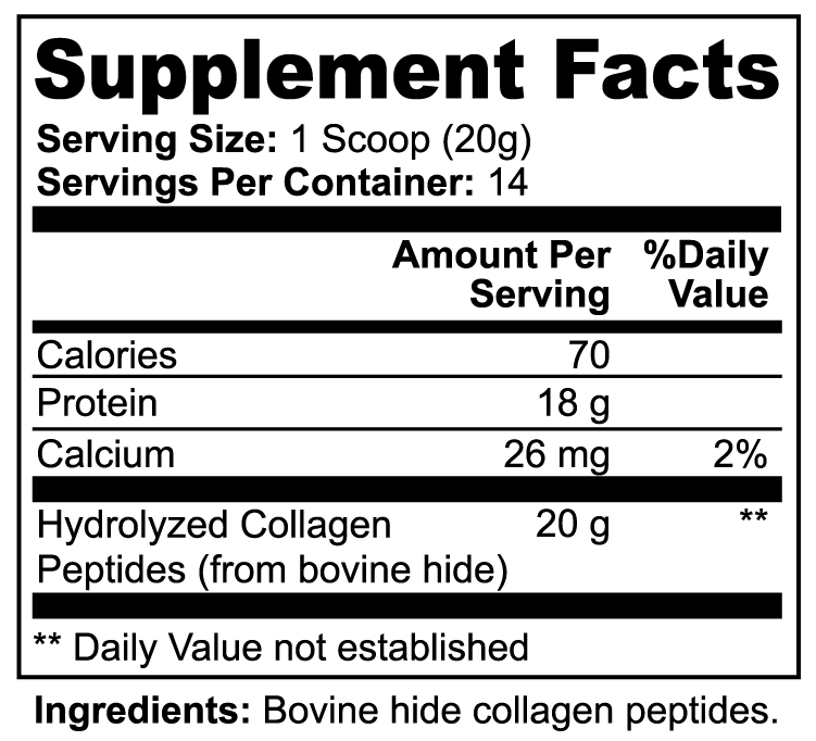 Rosebloom Grass-Fed Hydrolyzed Collagen Peptides| Powder