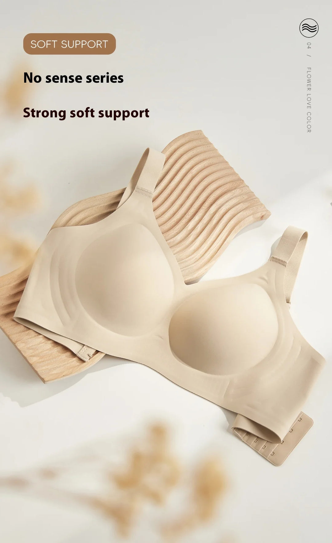 Jade Supportive Wireless Bra | M-5XL