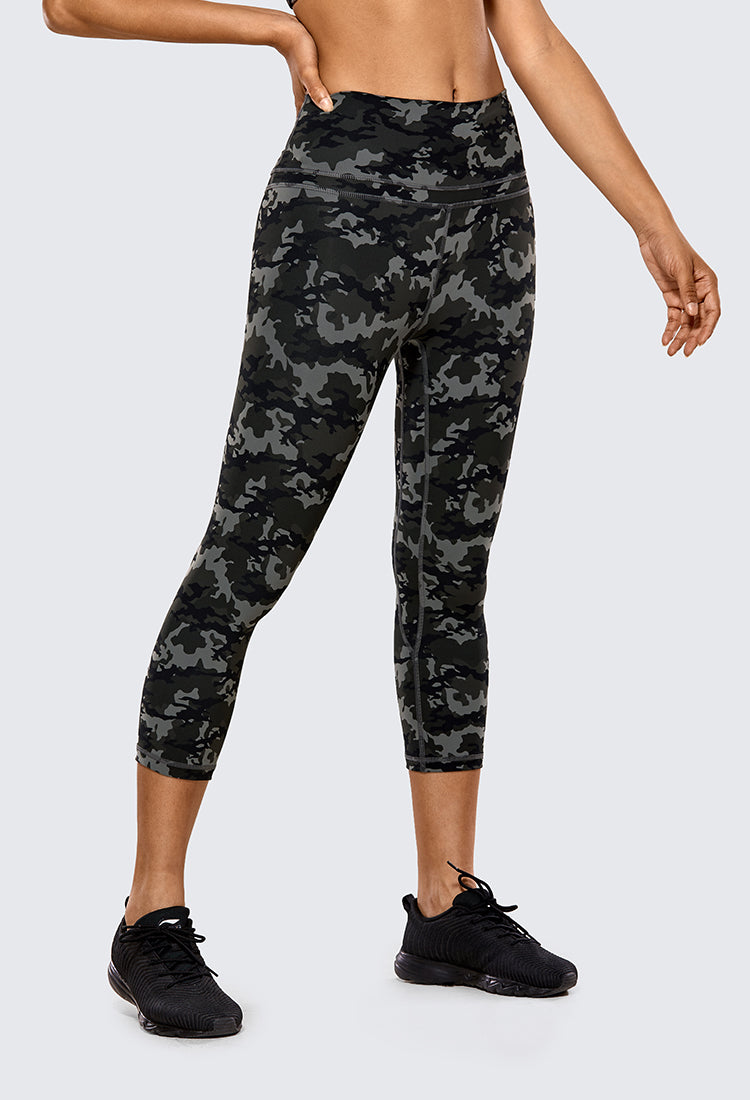 Camouflage capri leggings best sale