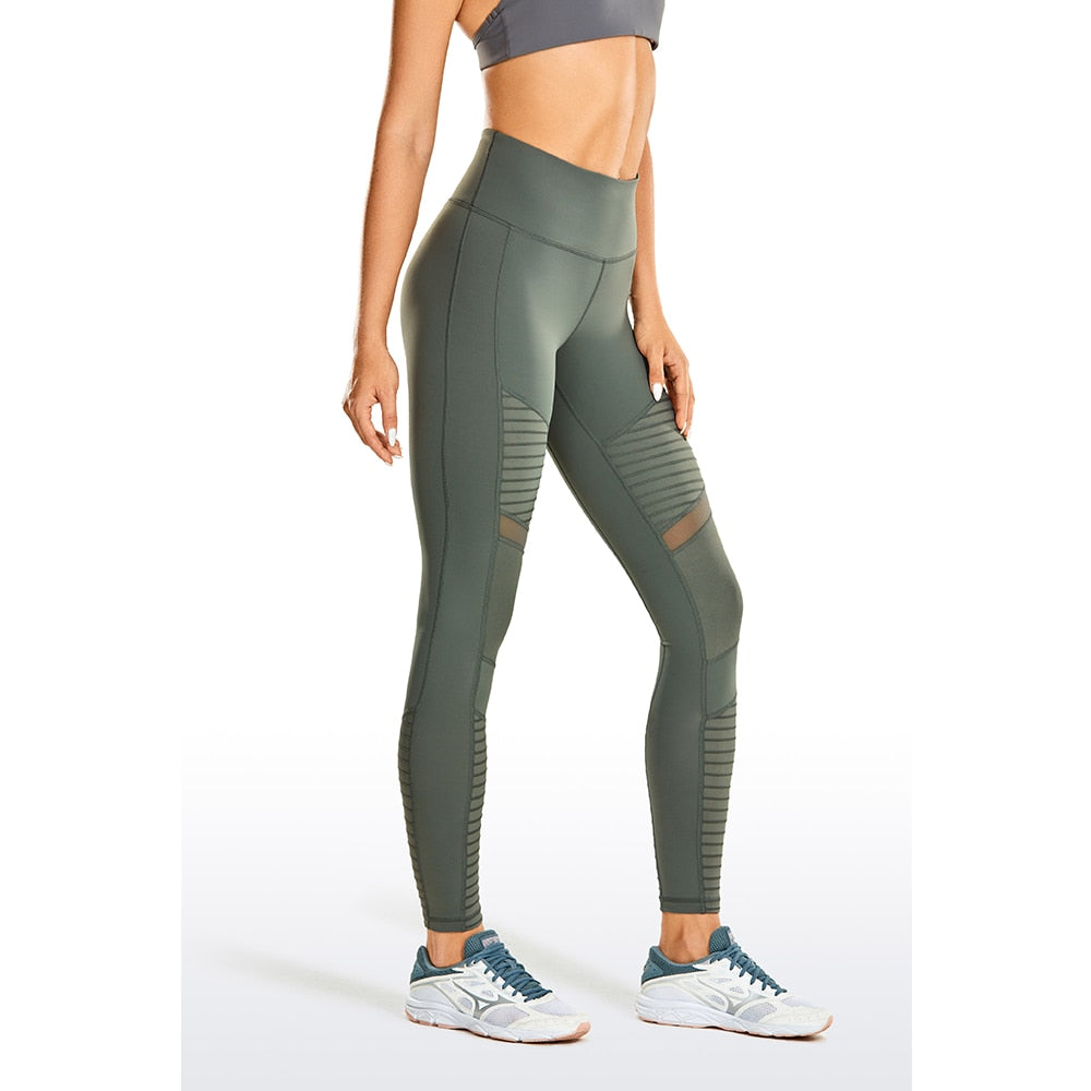 Harper High waist Motto Mesh leggings 25 Inches