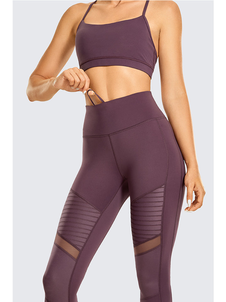 Harper High waist Motto Mesh leggings 25 Inches