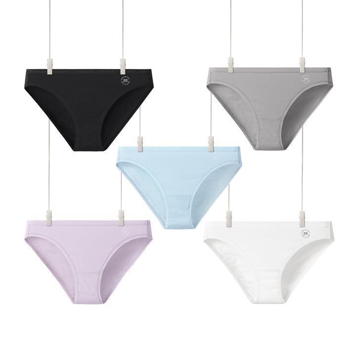 Pack of 5  Comfortable & Stretchy Cotton Panties