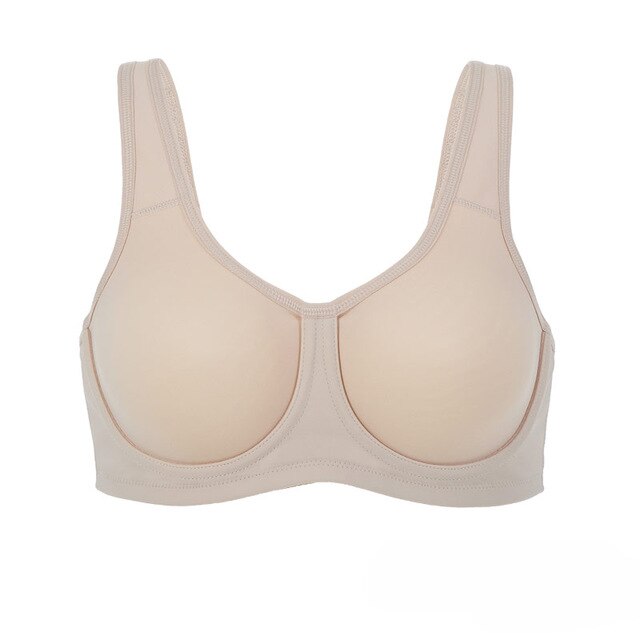 Girls Quality Double Layered Full Support High Impact Sports Bra By  Yellowberry - Large, Beige : Target