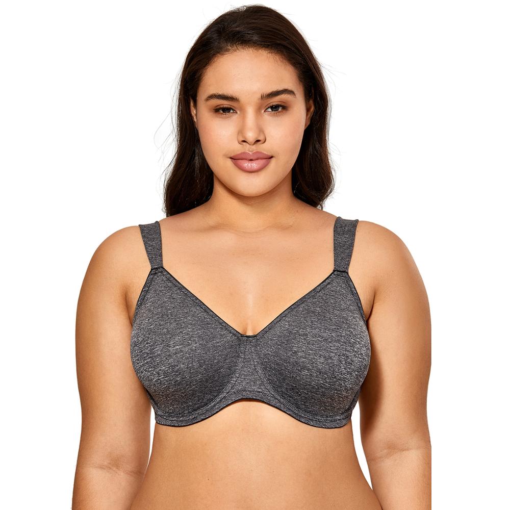 Eashery Minimizer Bras for Women Full Coverage Floral Lace Crop