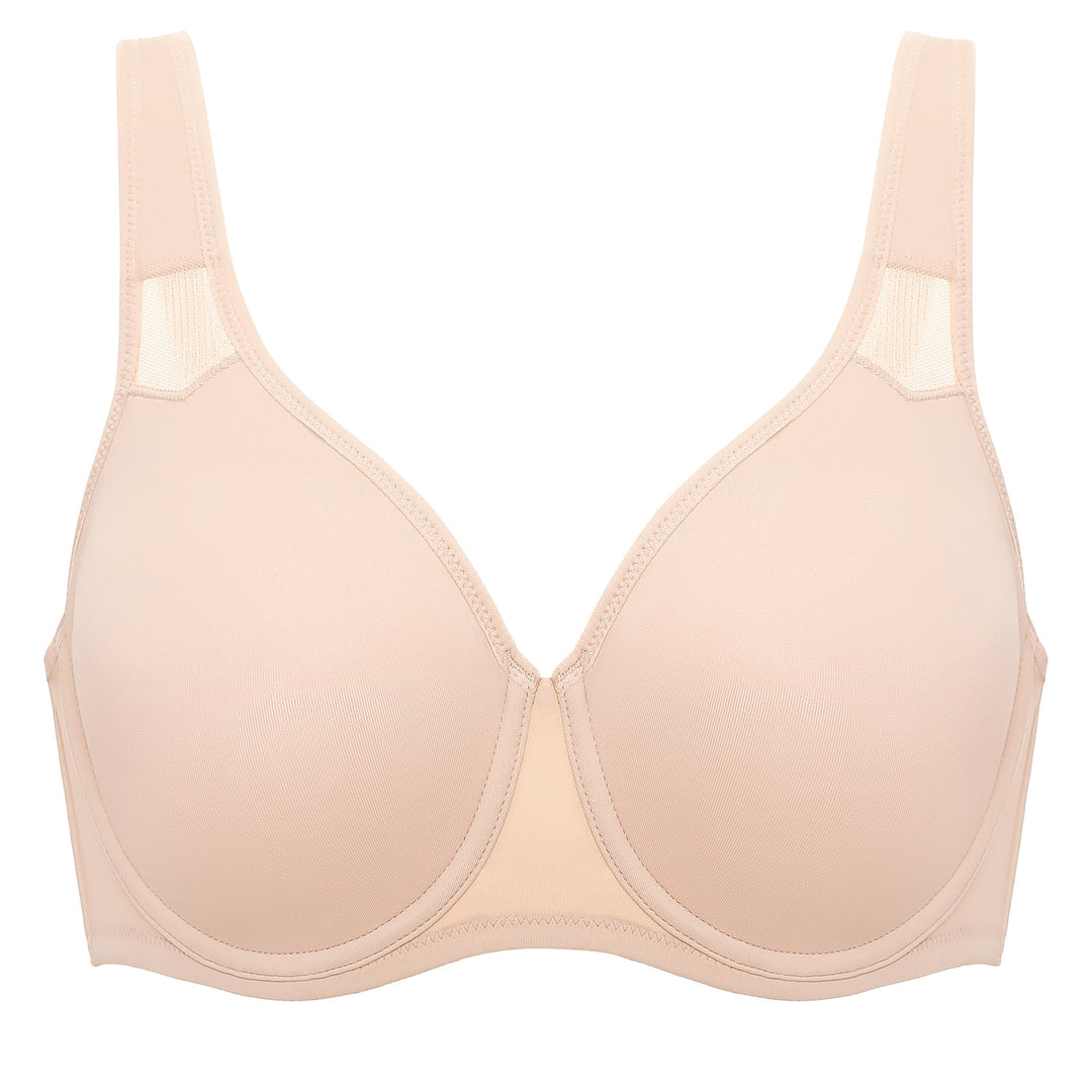 DELIMIRA Women's Minimizer Seamless Full Coverage Underwire Non Padded Bra:  Buy Online at Best Price in UAE 