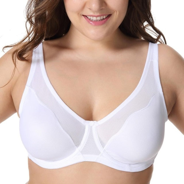 Tiana Smooth Unlined Underwire Minimizer Bra, C - F Cup