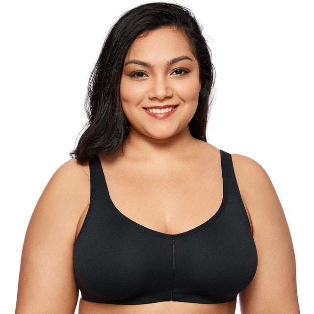 Andrea Comfort Support Wireless Soft Cup Bra |B - F Cup| Beige - Black - White